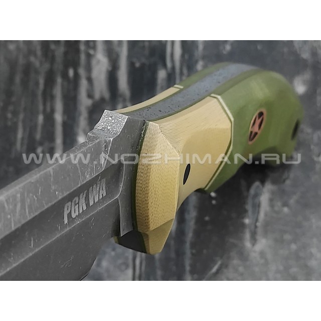 Волчий Век нож "Команданте" сталь PGK WA, рукоять G10 olive & tan
