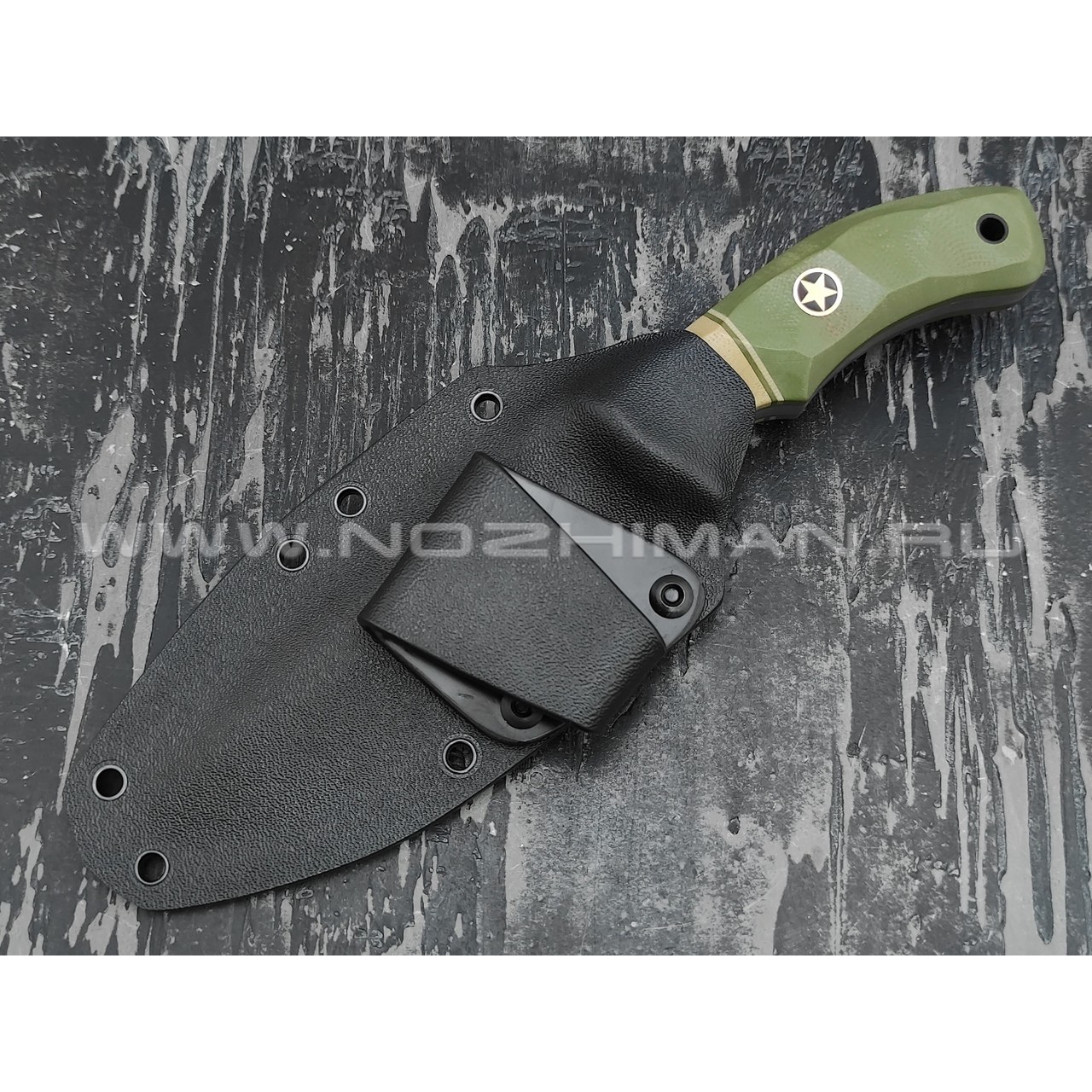 Волчий Век нож "Команданте" сталь PGK WA, рукоять G10 olive & tan