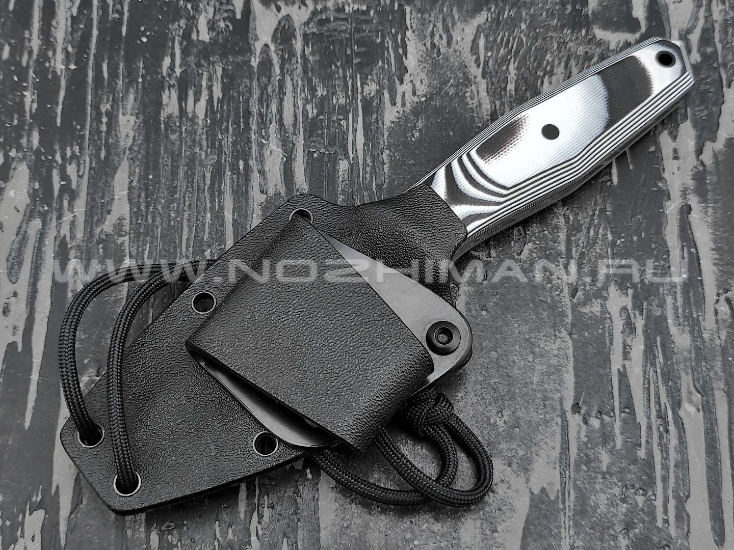 Волчий Век нож "Стрелка" сталь Niolox WA, рукоять G10, карбоновые пины