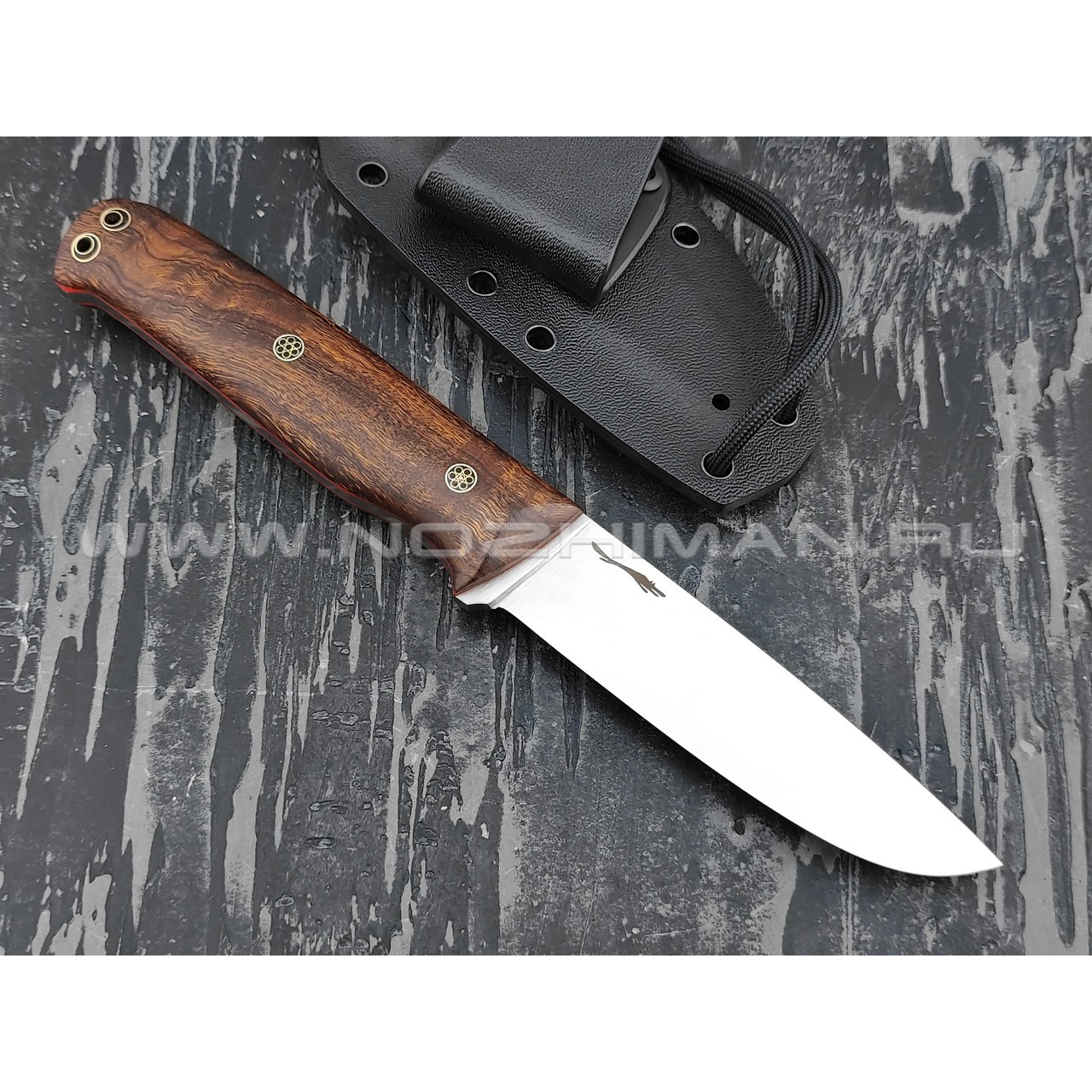 Волчий Век нож "Слон" сталь CPM S125V WA, рукоять Ironwood, мозаичные пины