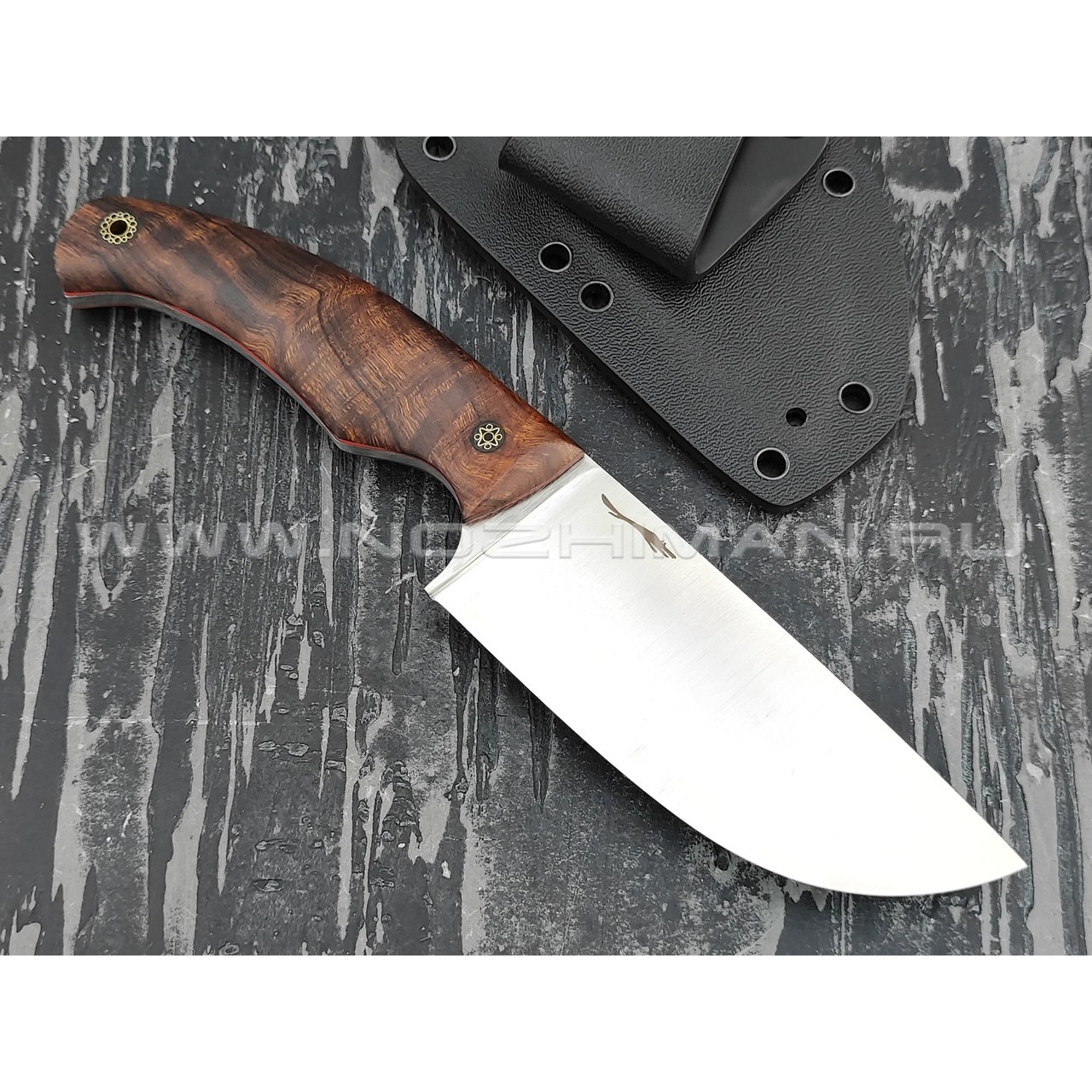 Волчий Век нож "Шихан" сталь CPM S125V WA, рукоять Ironwood, мозаичные пины