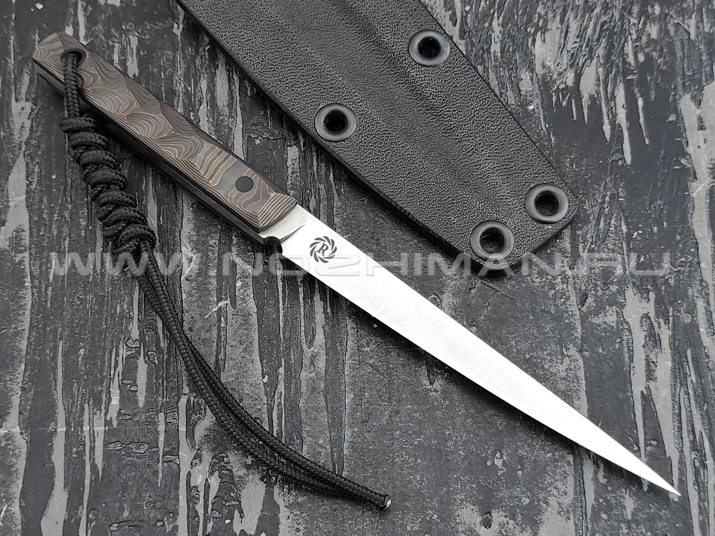 Neyris Knives нож Acus сталь CPM S125V, рукоять Carbon fiber "unicopper"