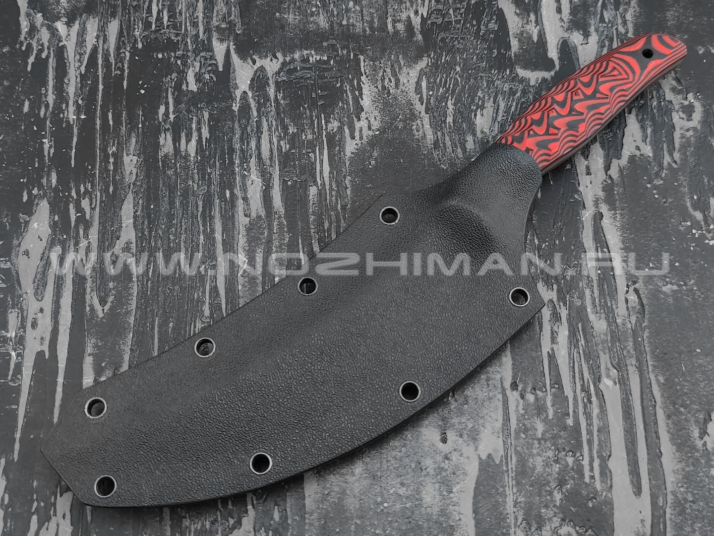 Neyris Knives нож Shan сталь D2, рукоять G10 red & black