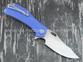 Saro нож Скорпион EVO Bowie сталь K110, рукоять G10 blue