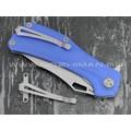 Saro нож Скорпион EVO Bowie сталь K110, рукоять G10 blue Saro нож Скорпион EVO Bowie сталь K110, рукоять G10 blue