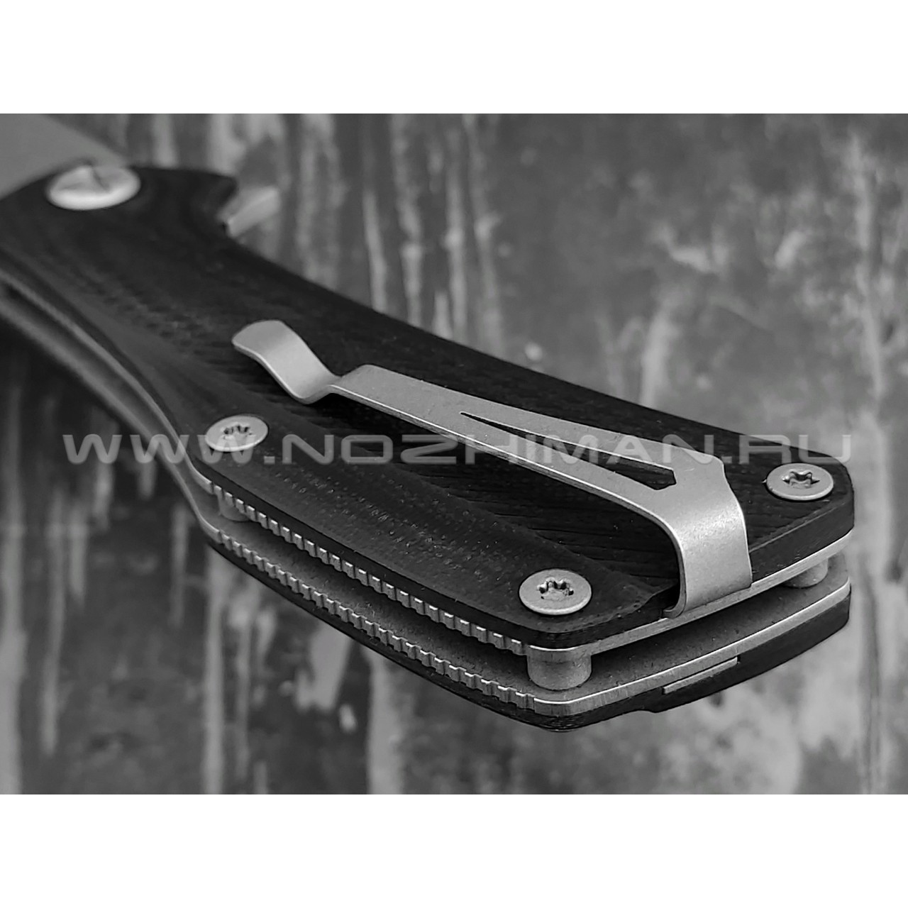 Saro нож Скорпион EVO Bowie сталь K110, рукоять G10 black