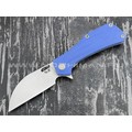 Saro нож Скорпион EVO Wharncliffe сталь K110, рукоять G10 blue