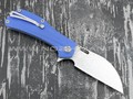 Saro нож Скорпион EVO Wharncliffe сталь K110, рукоять G10 blue