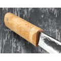 Стальные Бивни нож Якут Шейный сталь Х12МФ, кованый дол, рукоять Карельская береза Стальные Бивни нож Якут Шейный сталь Х12МФ, кованый дол, рукоять Карельская береза