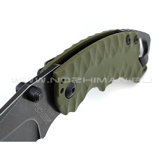 Нож Kershaw Shuffle II Olive 8750TOLBW сталь 8Cr13MoV, рукоять Glass Reinforced Nylon