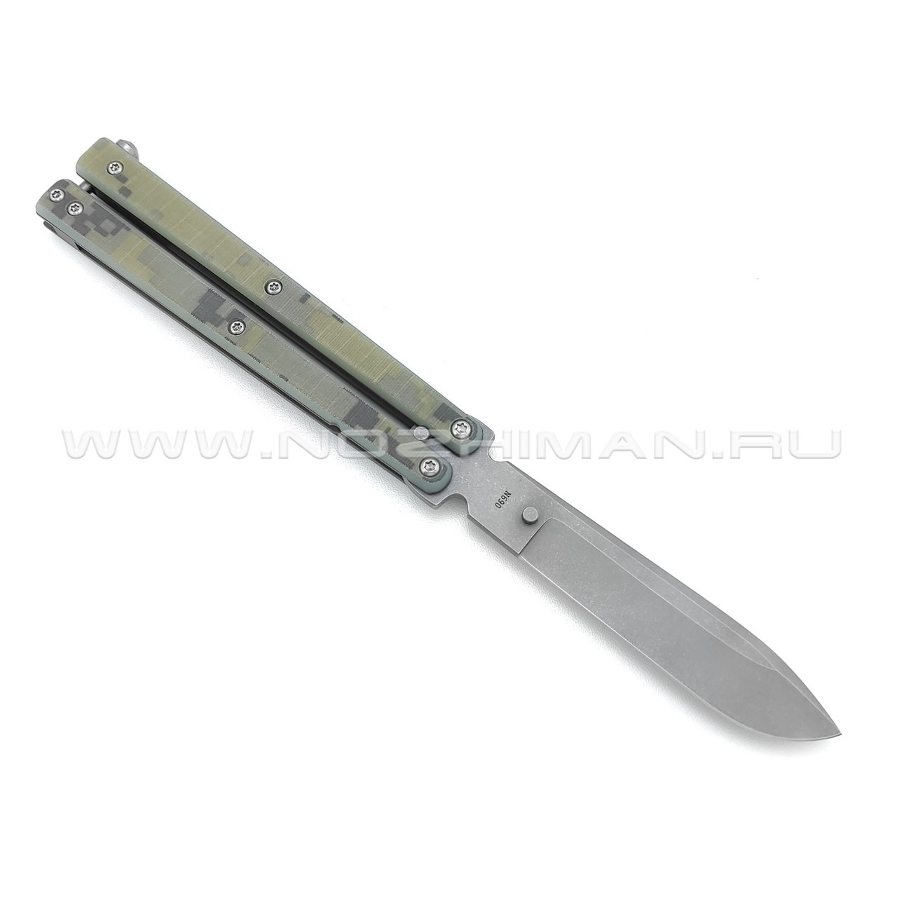Atroposknife балисонг "Кират 2.0" сталь N690, рукоять G10