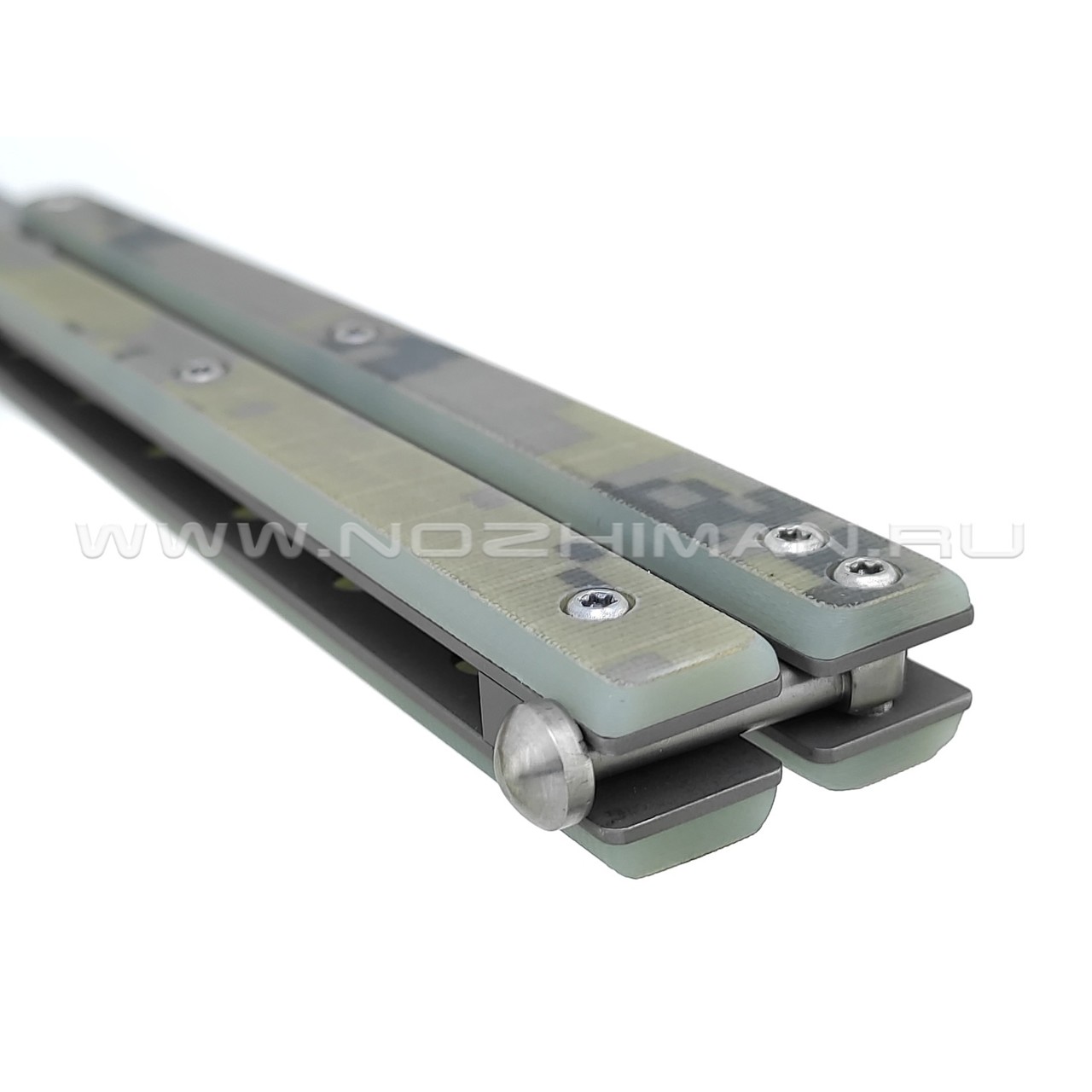 Atroposknife балисонг "Кират 2.0" сталь N690, рукоять G10