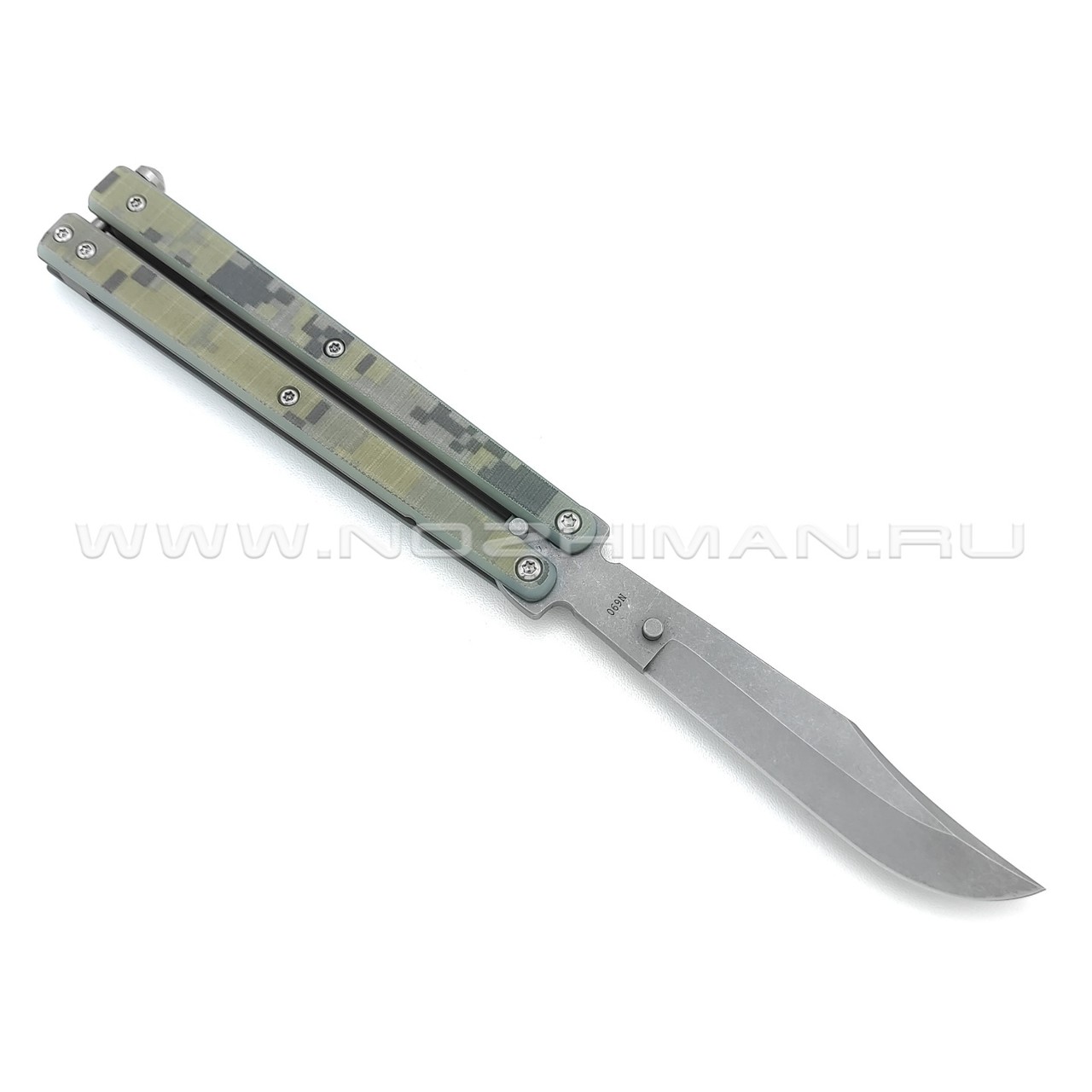 Atroposknife балисонг "Кратос 2.0" сталь N690, рукоять G10