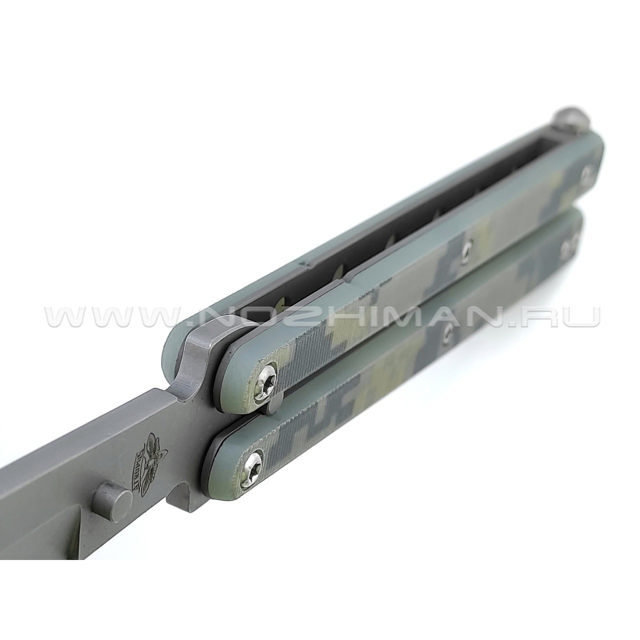 Atroposknife балисонг "Кратос 2.0" сталь N690, рукоять G10