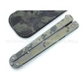 Atroposknife балисонг "Кратос 2.0" сталь N690, рукоять G10