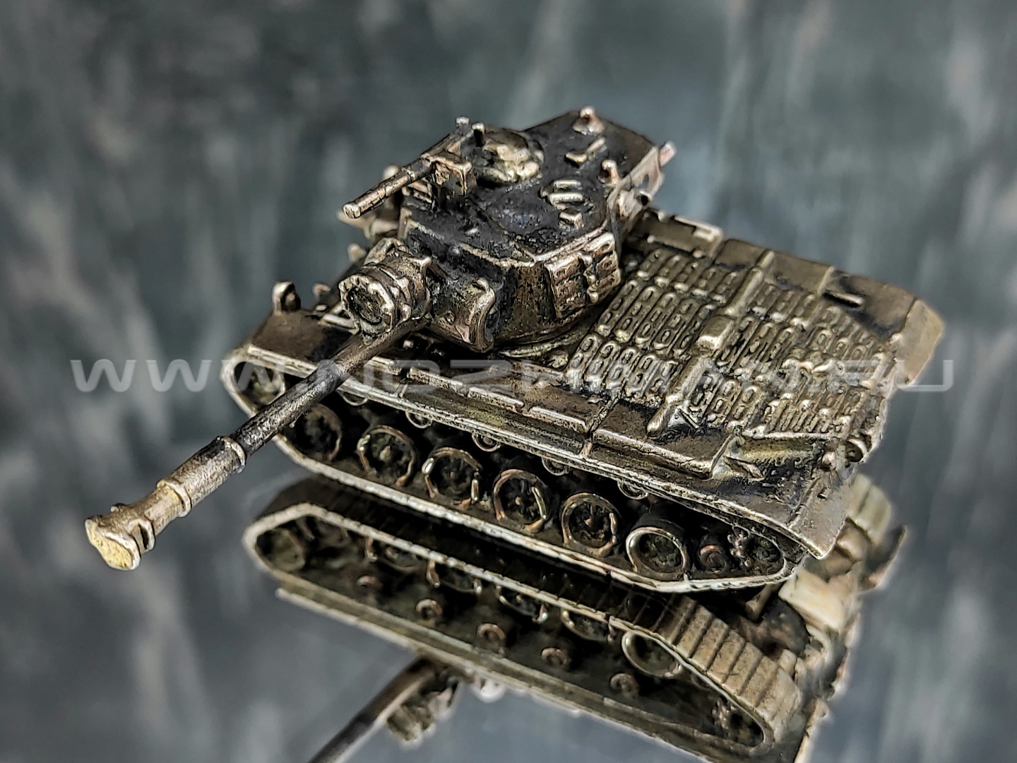 Танк Patton M46, латунь, 50 мм