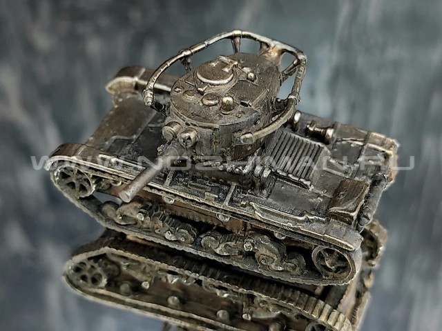 Танк Т-26, латунь, 50 мм