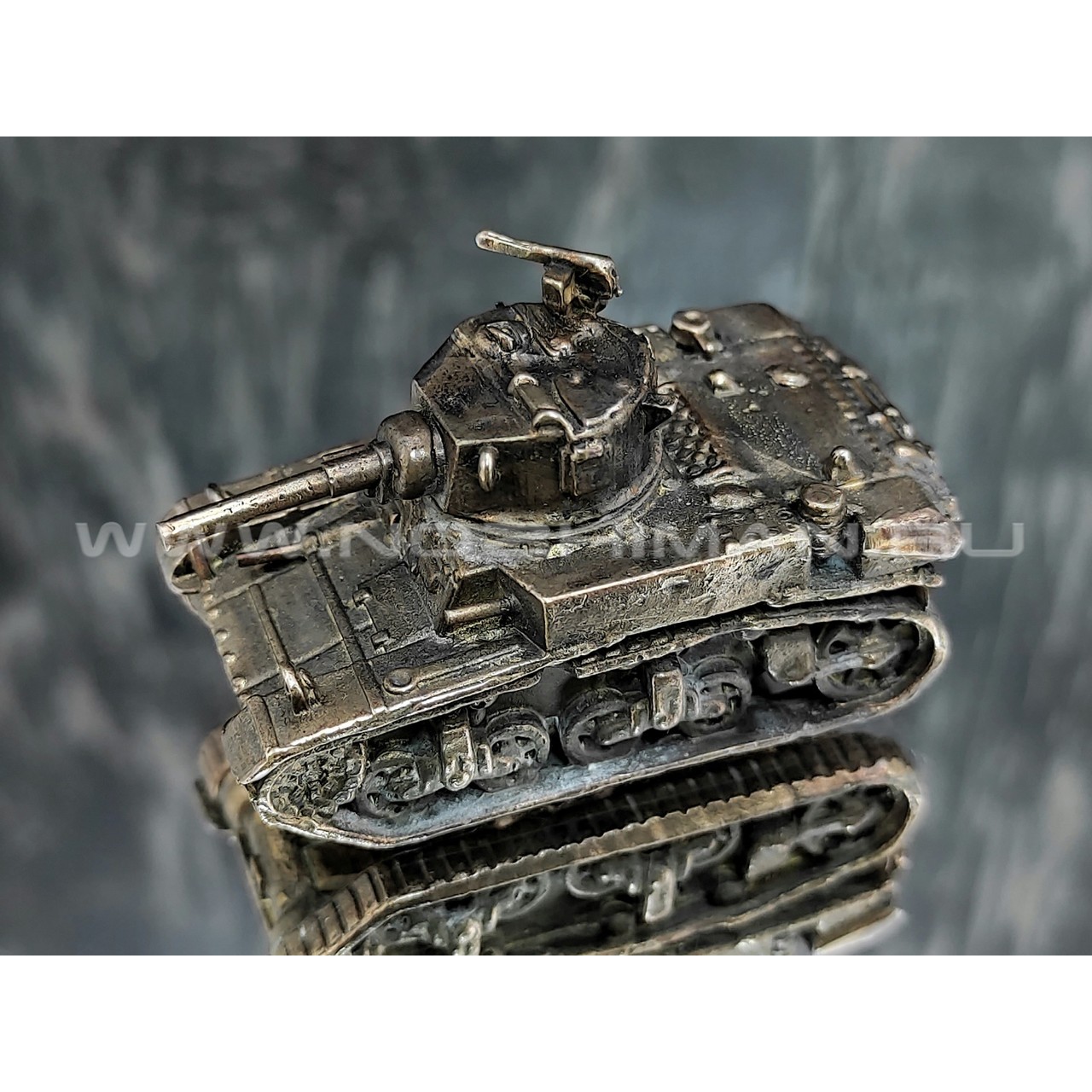 Танк M3 Stuart, латунь, 50 мм