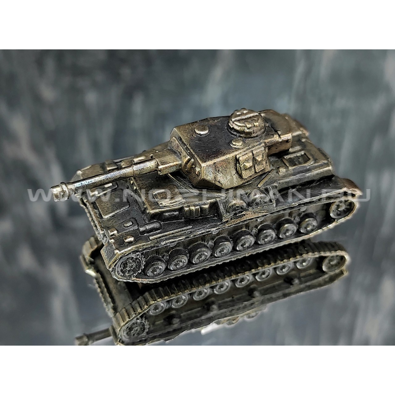 Танк Pz.Kpfw.IV, латунь, 50 мм