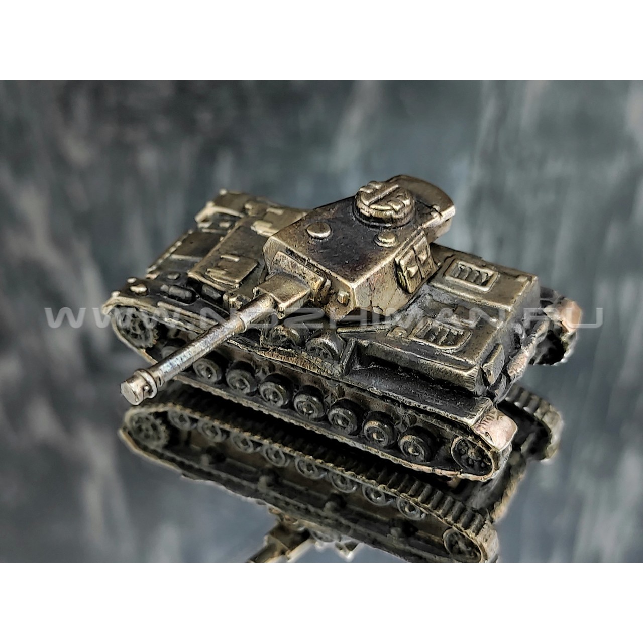 Танк Pz.Kpfw.IV, латунь, 50 мм