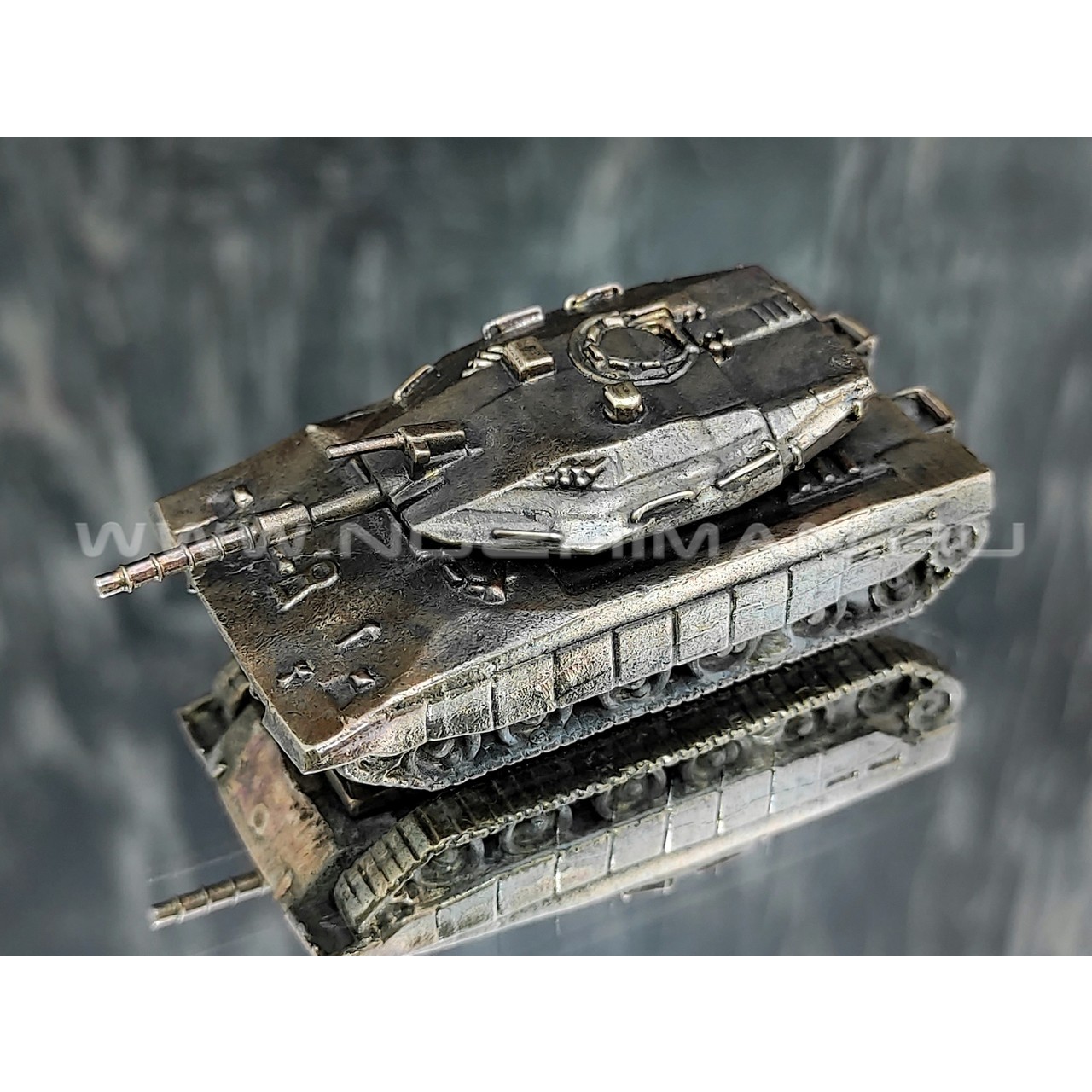 Танк Merkava Mk.4, латунь, 50 мм