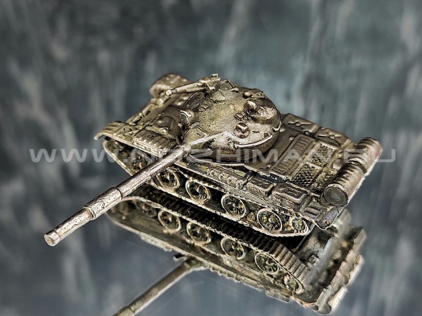 Танк Т-62, латунь, 50 мм