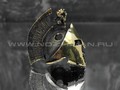 Бусина "Спарта" с черепом, латунь (By Mordor)