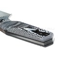 Волчий Век нож "Wharn" сталь Niolox WA, рукоять G10 black & white