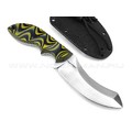 Волчий Век нож "Кондрат 10" сталь Niolox WA, рукоять G10 black & yellow