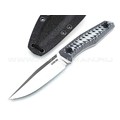 Волчий Век нож "BlackBird" сталь M390 WA, рукоять G10 black & white