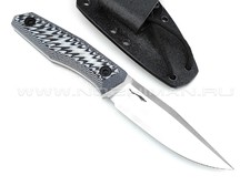 Волчий Век нож "BlackBird" сталь M390 WA, рукоять G10 black & white