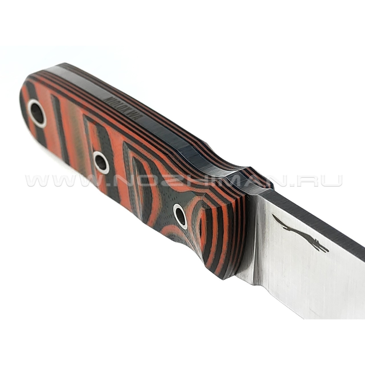 Волчий Век нож "Стрела" сталь Niolox WA, рукоять G10 black & orange