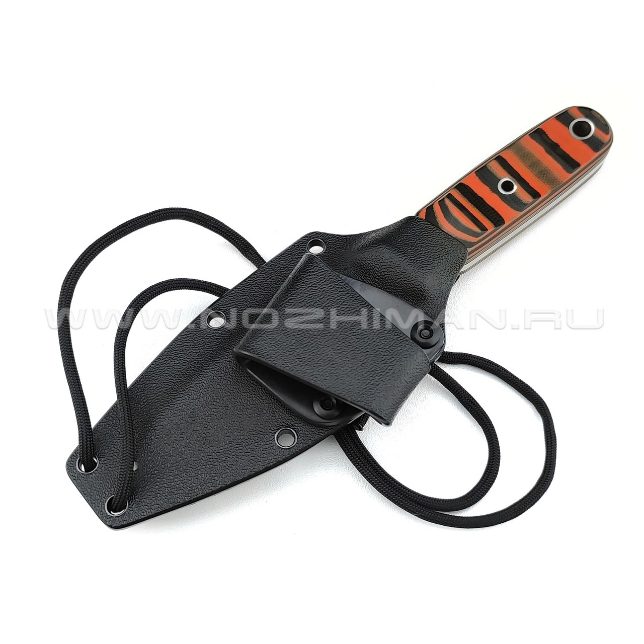 Волчий Век нож "Стрела" сталь Niolox WA, рукоять G10 black & orange
