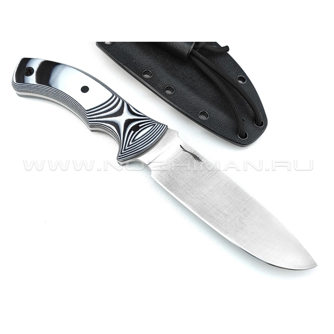 Волчий Век нож "Команданте" Light Edition сталь Niolox WA, рукоять G10 black & white
