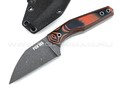 Волчий Век нож "Wharn" сталь PGK WA, рукоять G10 black & orange