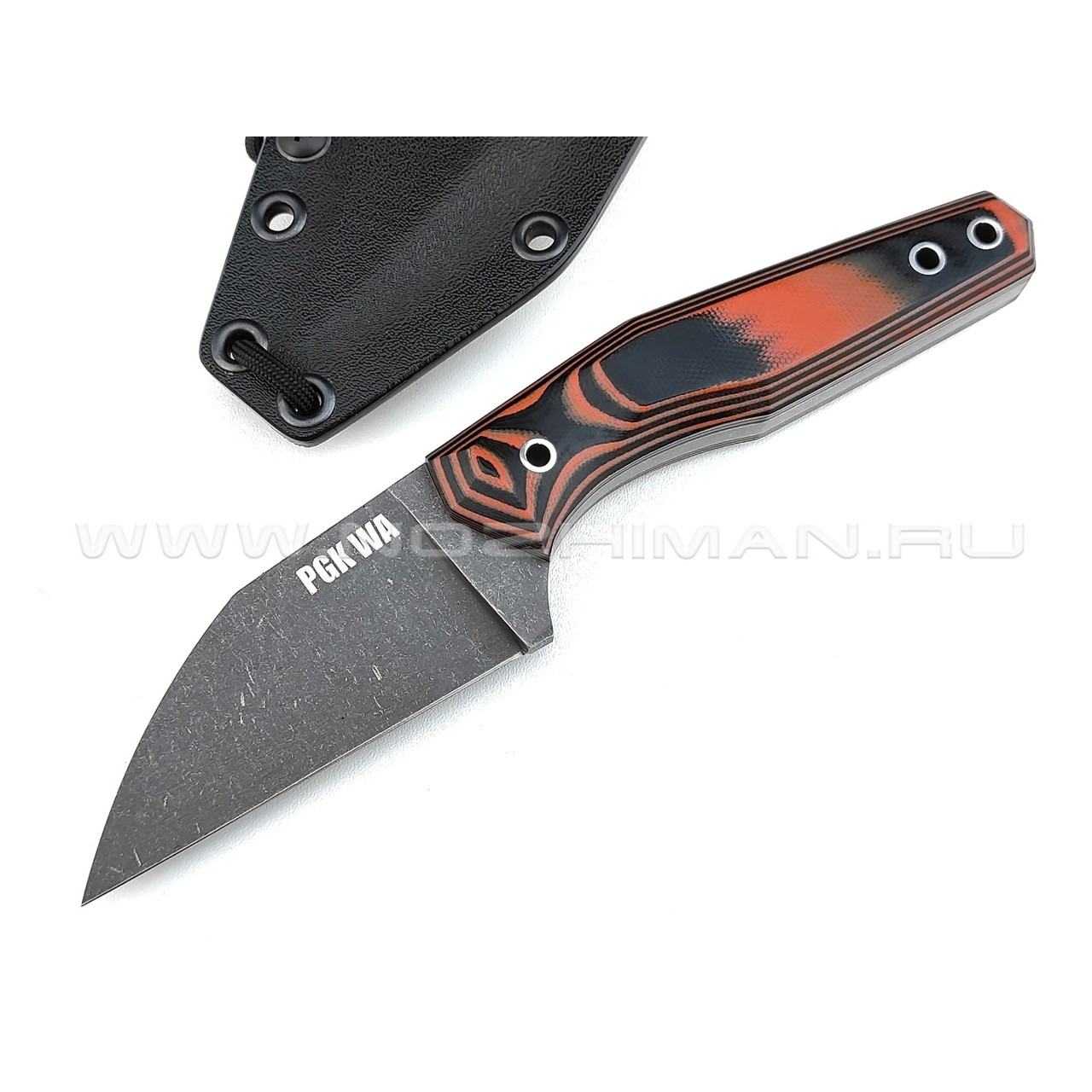 Волчий Век нож "Wharn" сталь PGK WA, рукоять G10 black & orange