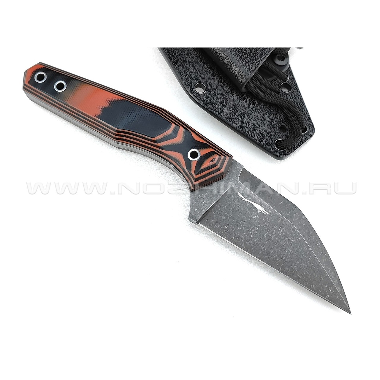 Волчий Век нож "Wharn" сталь PGK WA, рукоять G10 black & orange