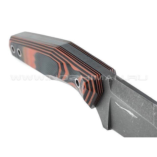 Волчий Век нож "Wharn" сталь PGK WA, рукоять G10 black & orange