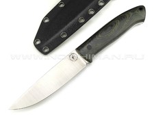 Apus Knives нож Guard Dog сталь N690, рукоять Micarta black & olive