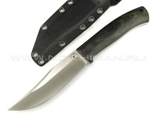 Apus Knives нож Destruktor WEST сталь K110, рукоять Micarta black & olive