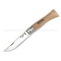 Нож Opinel №6 Inox 123060 сталь Sandvik 12C27, рукоять бук