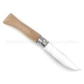 Нож Opinel №6 Inox 123060 сталь Sandvik 12C27, рукоять бук