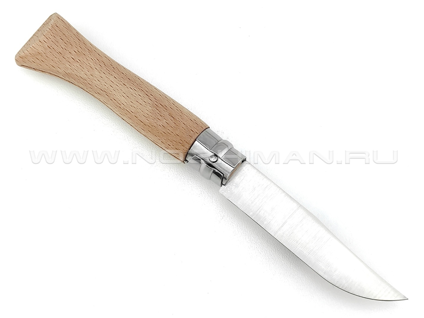 Нож Opinel №6 Inox 123060 сталь Sandvik 12C27, рукоять бук