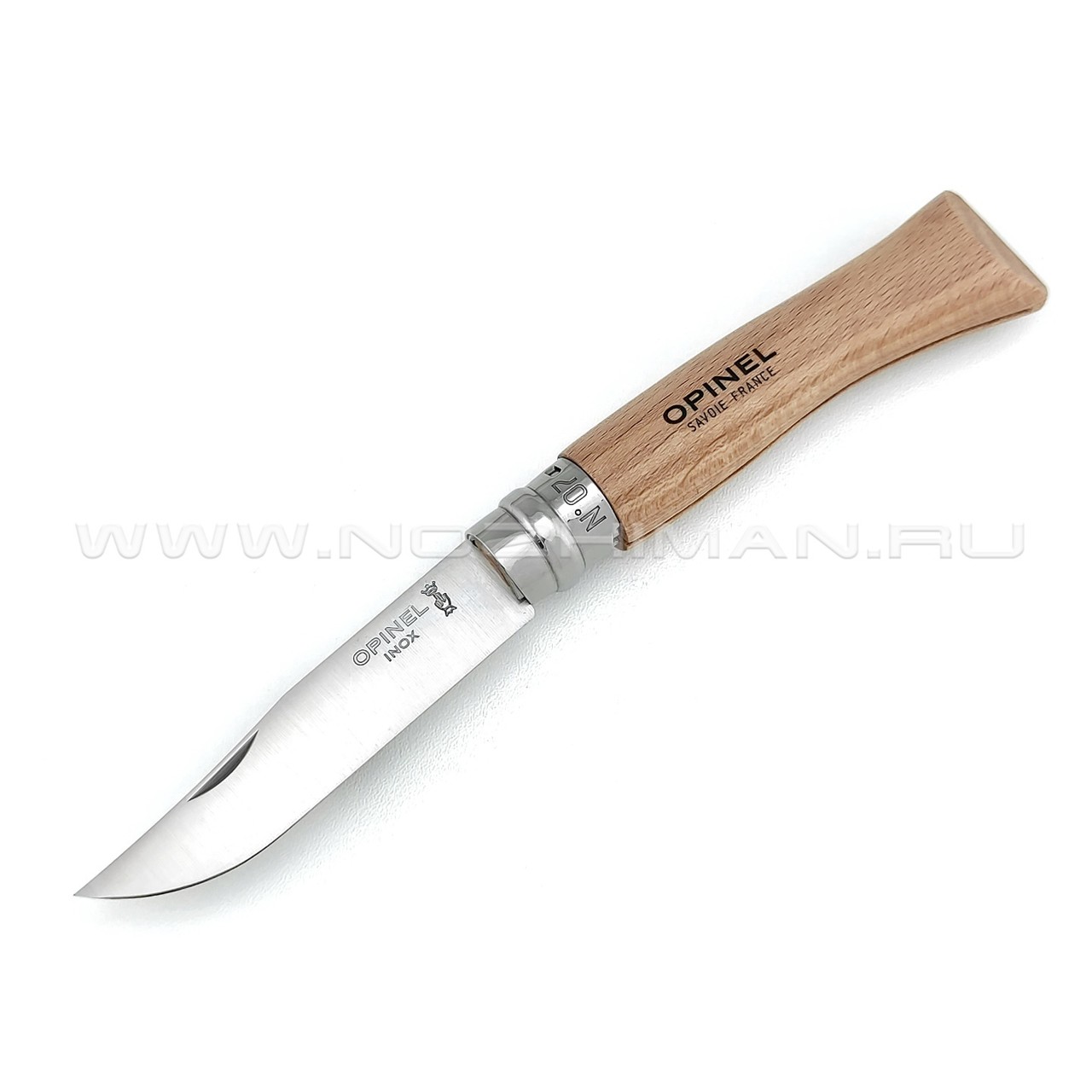 Нож Opinel №7 Inox 000693 сталь Sandvik 12C27, рукоять бук