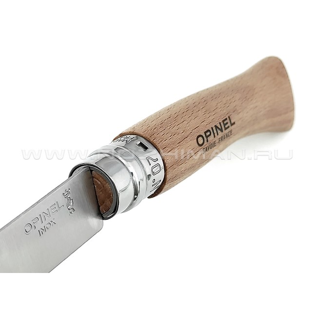 Нож Opinel №7 Inox 000693 сталь Sandvik 12C27, рукоять бук