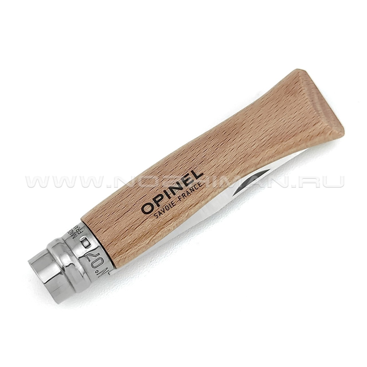 Нож Opinel №7 Inox 000693 сталь Sandvik 12C27, рукоять бук
