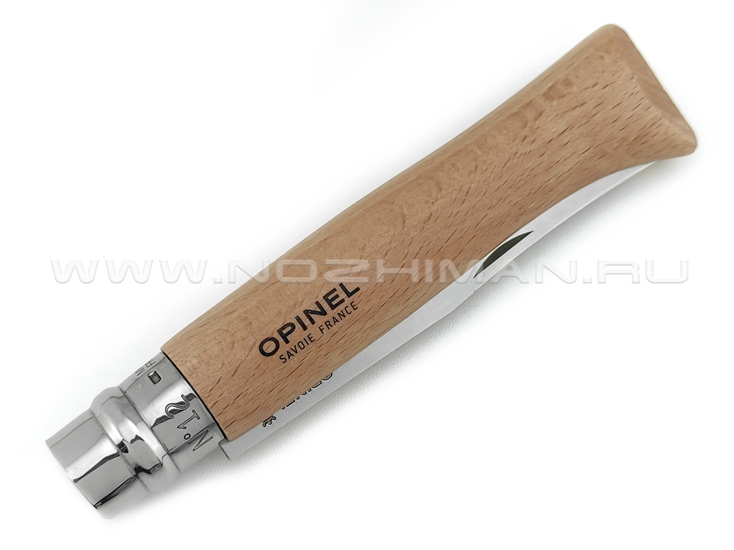 Нож Opinel №12 Inox 001084 сталь Sandvik 12C27, рукоять бук
