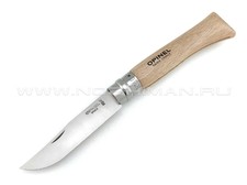 Нож Opinel №10 Inox 123100 сталь Sandvik 12C27, рукоять бук