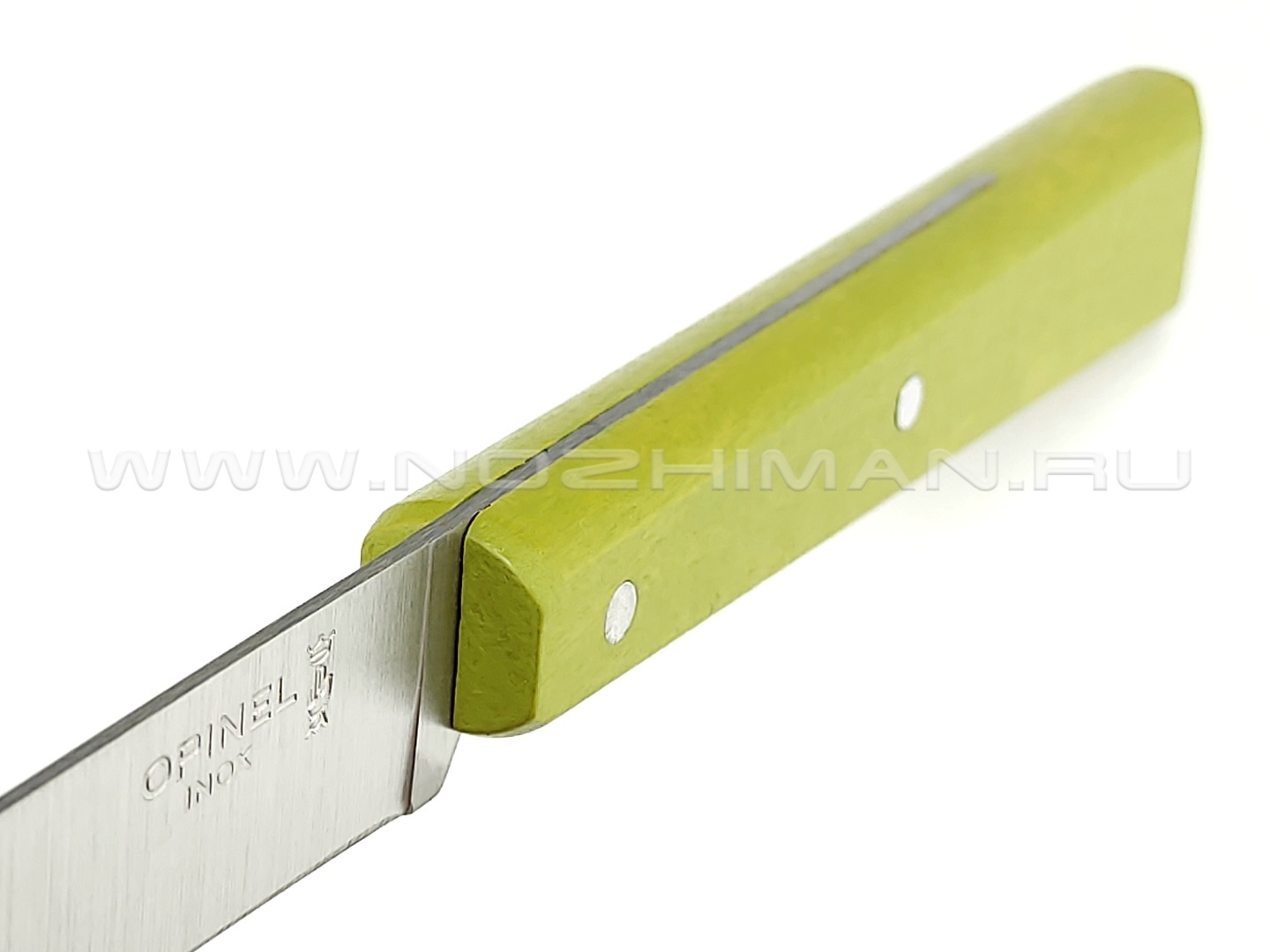 Кухонный нож Opinel №125 Green Apple 001591 сталь 12C27, рукоять бук