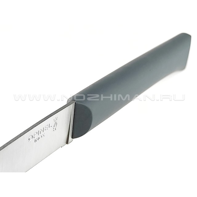 Кухонный нож Opinel №125 Grey 001903 сталь 12C27, рукоять Polymer